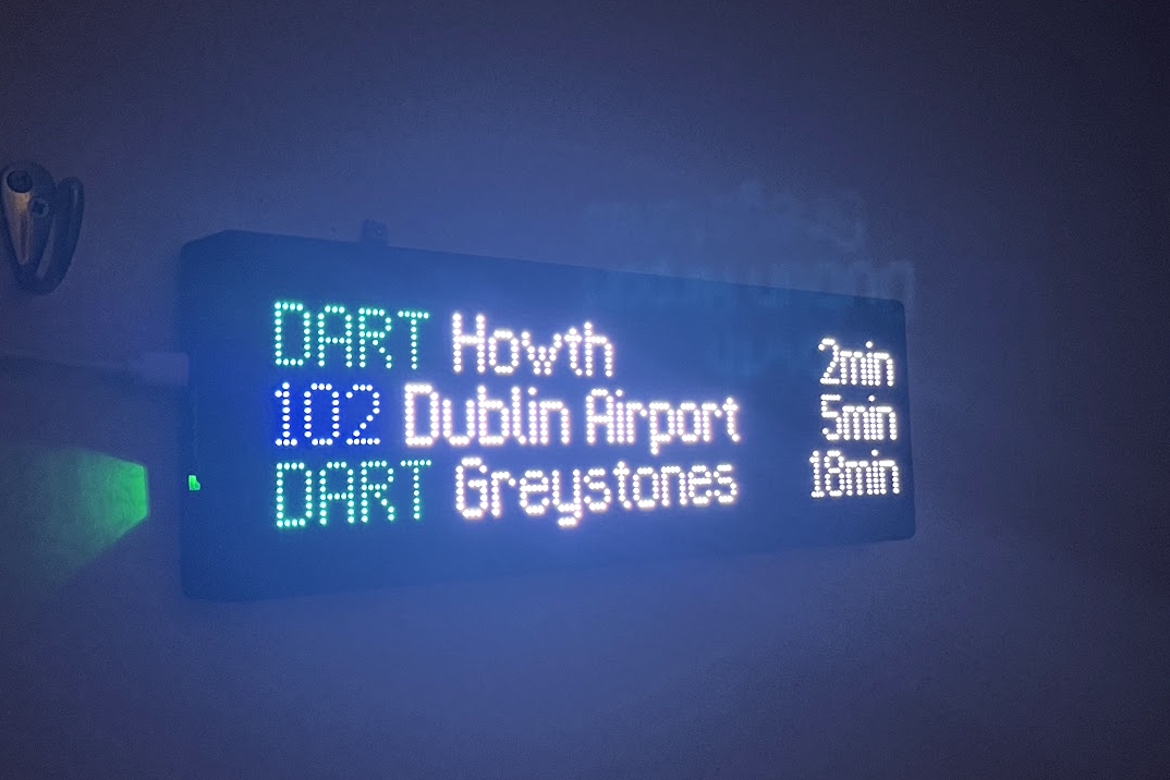 The display is quite bright!